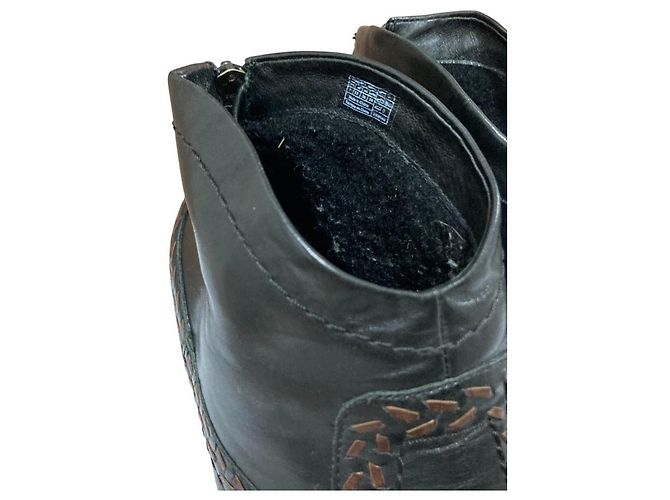 Autre Marque UGG Charlotte Lederstiefeletten Schwarz - Ansicht 10