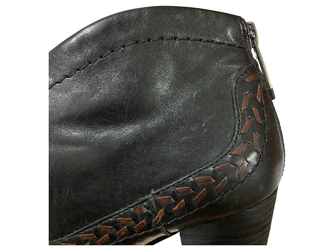 Autre Marque UGG Charlotte Lederstiefeletten Schwarz - Ansicht 12