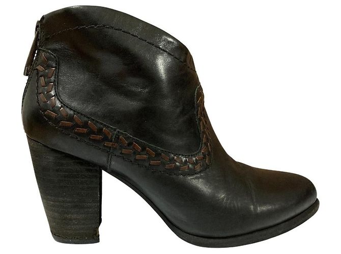 Autre Marque UGG Charlotte Lederstiefeletten Schwarz - Ansicht 14