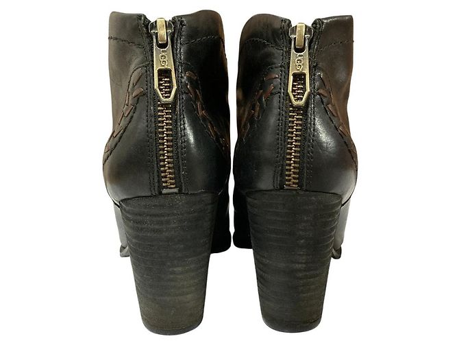 Autre Marque UGG Charlotte Lederstiefeletten Schwarz - Ansicht 15