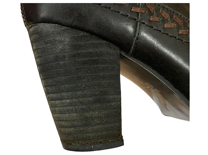 Autre Marque UGG Charlotte Lederstiefeletten Schwarz - Ansicht 19
