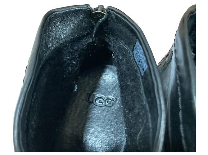 Autre Marque UGG Charlotte Lederstiefeletten Schwarz - Ansicht 20