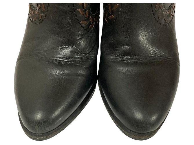 Autre Marque UGG Charlotte Lederstiefeletten Schwarz - Ansicht 6