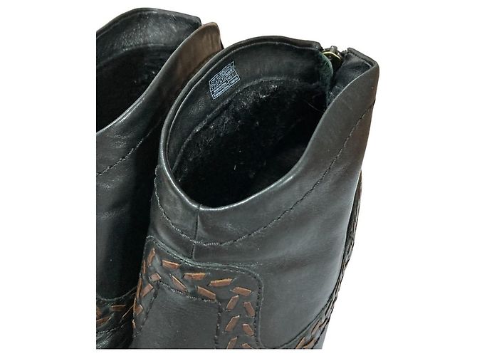 Autre Marque UGG Charlotte Lederstiefeletten Schwarz - Ansicht 9