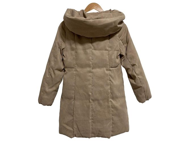 Autre Marque Abrigo de Plumas de Ante Falso ANAYI Beige - vista 2