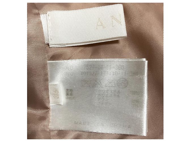 Autre Marque Abrigo de Plumas de Ante Falso ANAYI Beige - vista 5