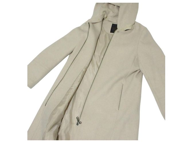 Autre Marque Abrigo 2 en 1 de lana Nano Universe Beige - vista 6