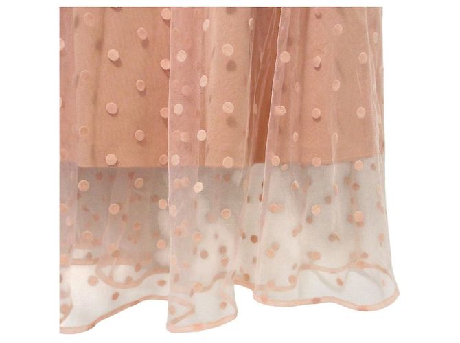 Autre Marque Chesty Punkt Tüll Langkleid Pink - Ansicht 7