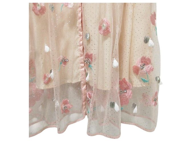 Autre Marque Chesty Besticktes Langkleid Pink - Ansicht 6
