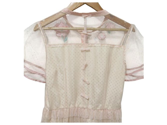 Autre Marque Chesty Besticktes Langkleid Pink - Ansicht 7