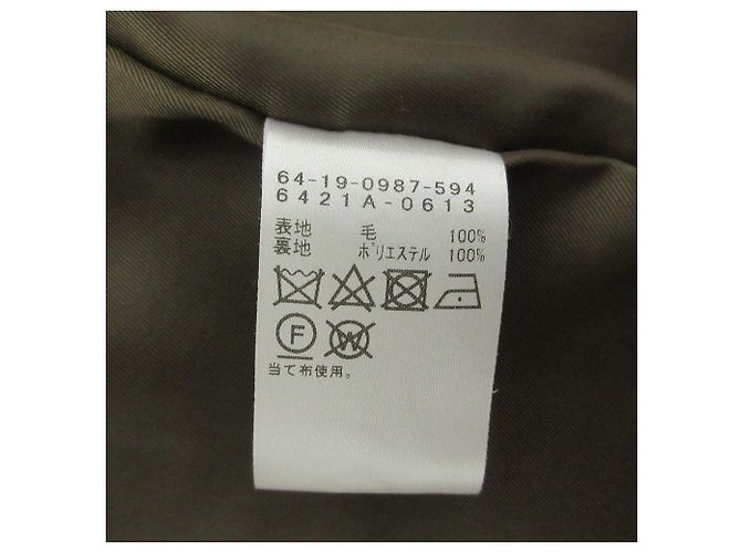 Autre Marque Abrigo de Lana Demi-Luxe BEAMS Castaño - vista 9