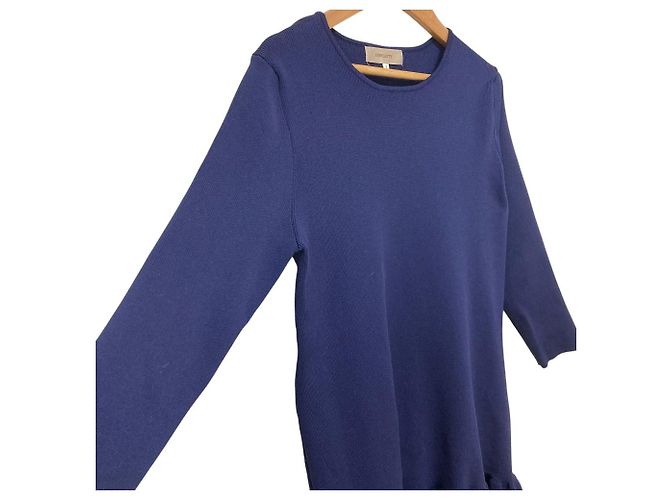 Autre Marque JUSGLITTY Strickkleid Blau - Ansicht 2