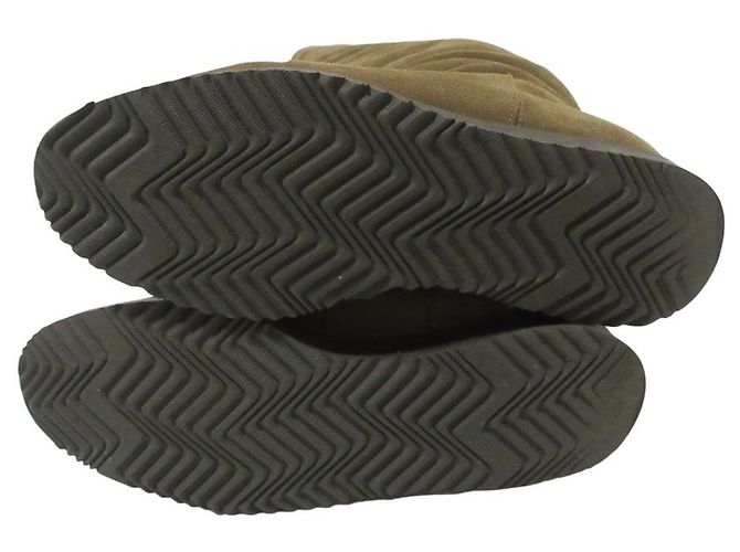 Botas largas de shearling Salvatore Ferragamo Castaño - vista 8