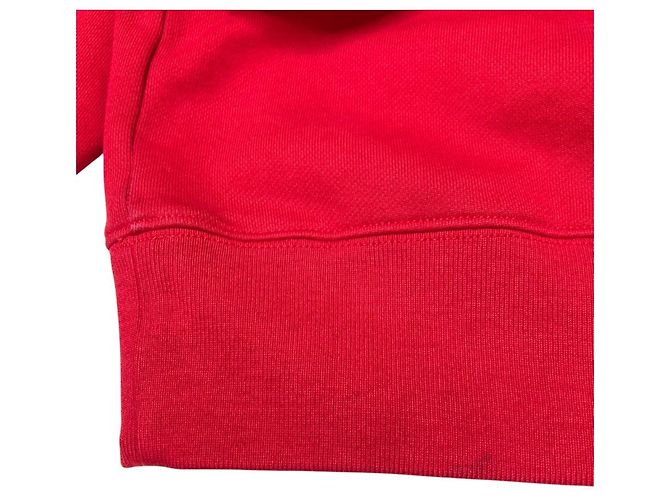 Autre Marque Baumwoll-Sweatshirt mit Patou-Logo-Print Rot - Ansicht 11