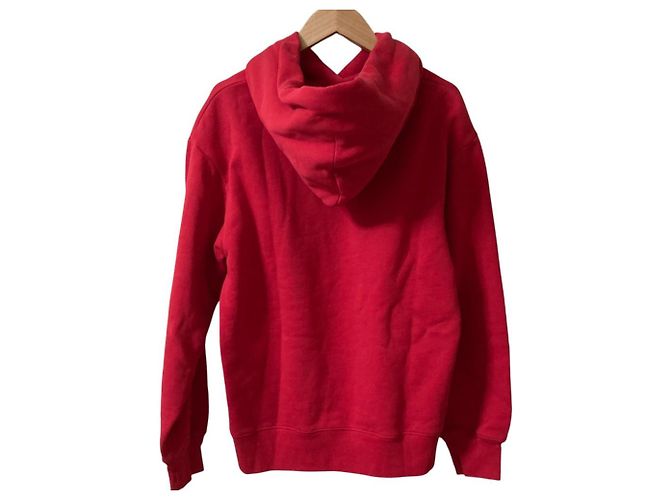 Autre Marque Baumwoll-Sweatshirt mit Patou-Logo-Print Rot - Ansicht 2