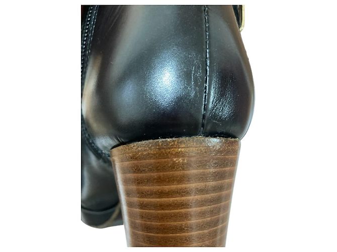 Autre Marque Lederkurze Stiefel Ford Mills Schwarz - Ansicht 13