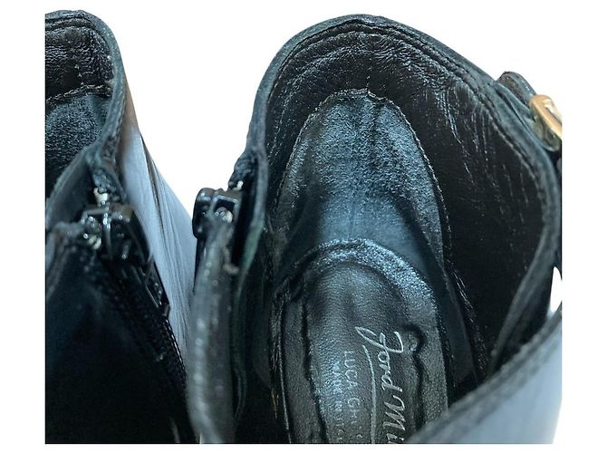 Autre Marque Lederkurze Stiefel Ford Mills Schwarz - Ansicht 14