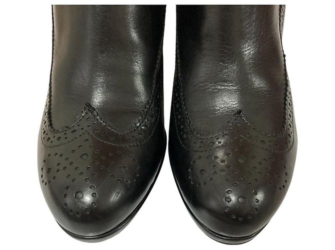 Autre Marque Lederkurze Stiefel Ford Mills Schwarz - Ansicht 3