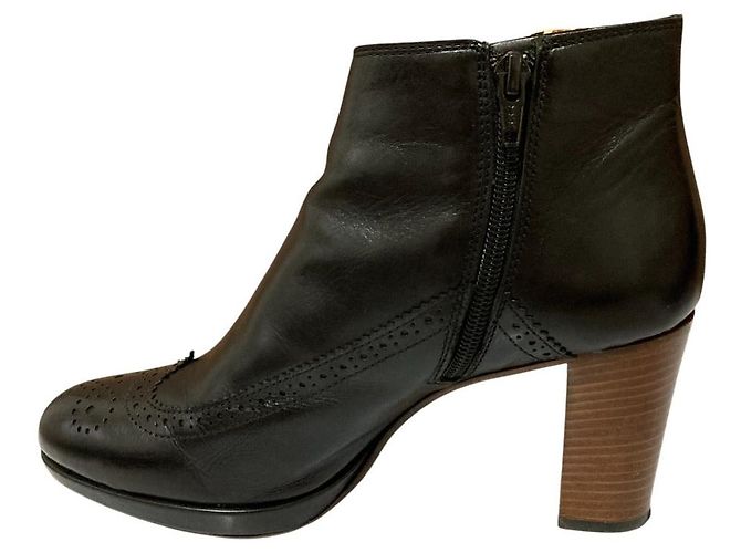 Autre Marque Lederkurze Stiefel Ford Mills Schwarz - Ansicht 5