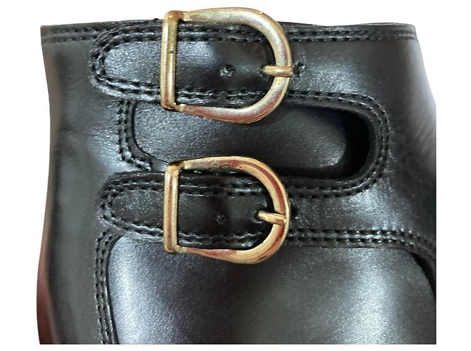 Autre Marque Lederkurze Stiefel Ford Mills Schwarz - Ansicht 9