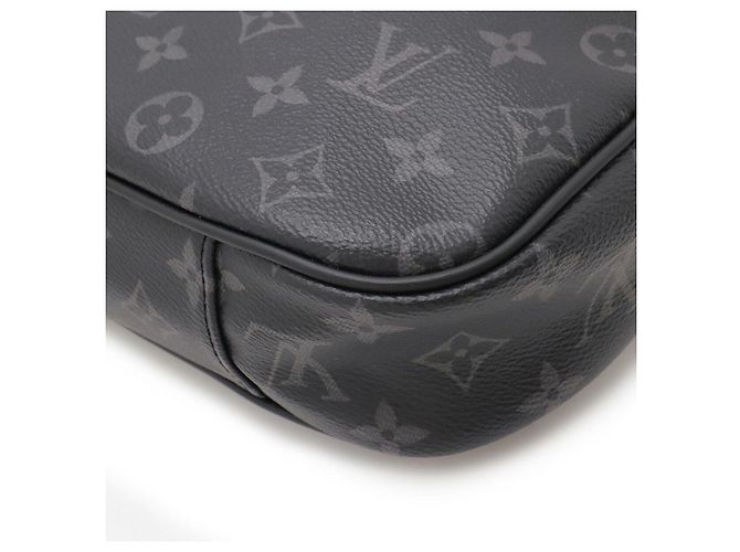 Riñonera Monogram Eclipse de Louis Vuitton Negro Gris - vista 3