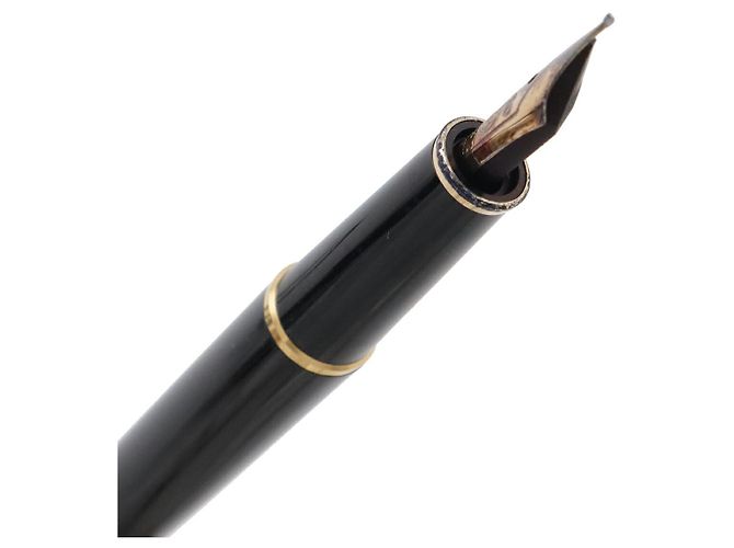 Pluma Montblanc Meisterstück Au585 Negro Dorado - vista 5