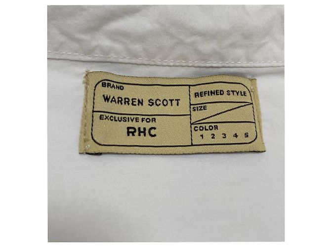Autre Marque Abito Lungo Warren Scott per RHC Bianco - vista 5
