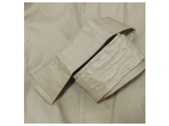 Autre Marque Trench de Gabardina de Algodón Seco 1er Arrondissement Beige - vista 11