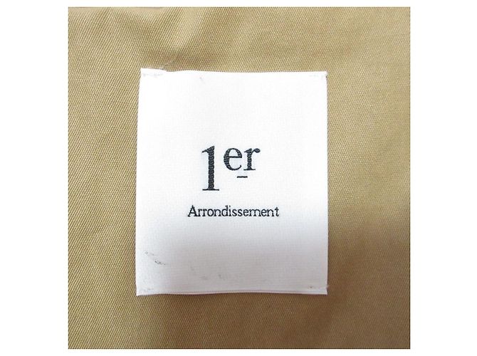 Autre Marque Trench de Gabardina de Algodón Seco 1er Arrondissement Beige - vista 8