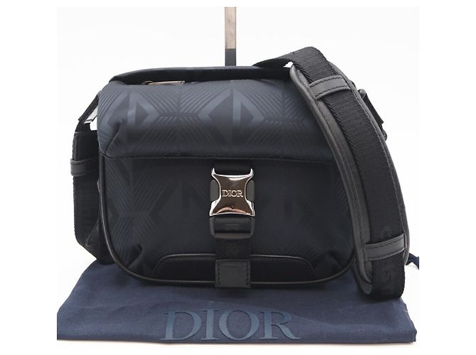 Borsa a Spalla in Nylon CD Diamond di Christian Dior Blu navy - vista 2