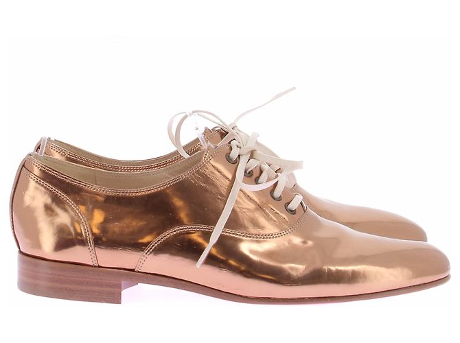 Christian Louboutin Derbies bronzo - vista 2