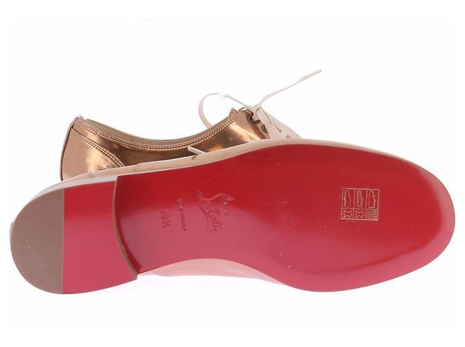 Christian Louboutin Derbies bronzo - vista 6