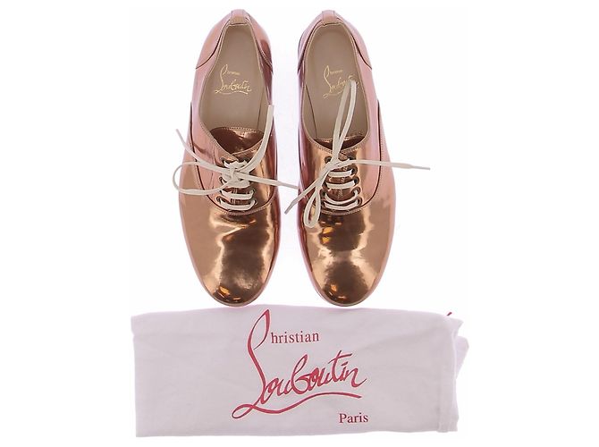 Christian Louboutin Derbies bronzo - vista 7