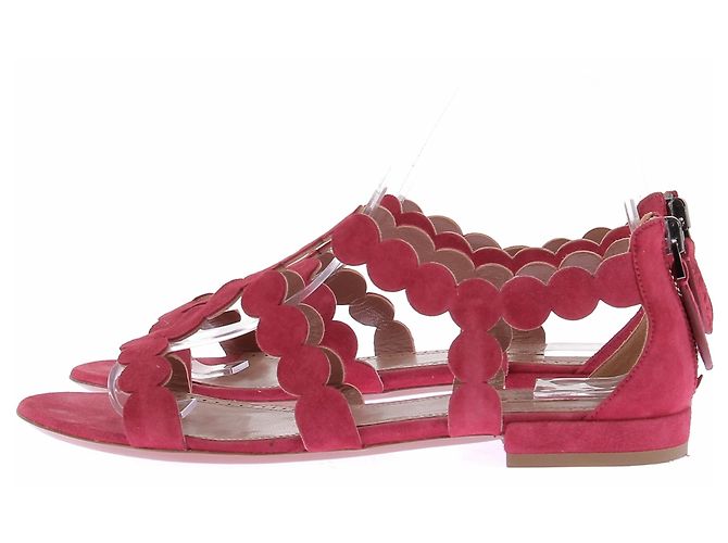 Alaïa Sandali aperti rossi Rosso - vista 3