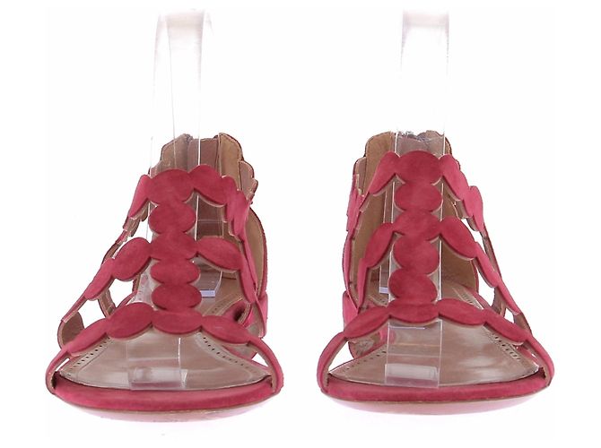 Alaïa Sandali aperti rossi Rosso - vista 4