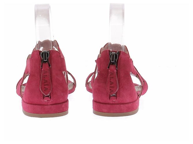 Alaïa Sandali aperti rossi Rosso - vista 5