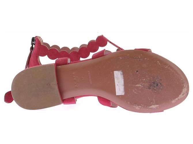 Alaïa Sandali aperti rossi Rosso - vista 7