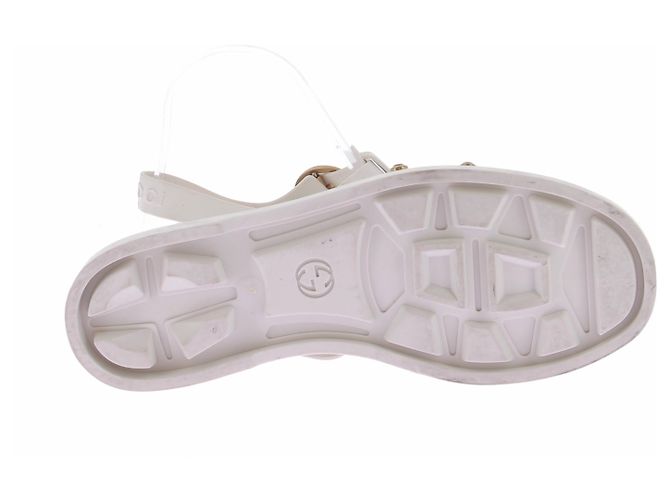 Gucci Sandali bianchi con doppio g Bianco - vista 7