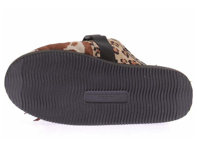 Autre Marque Mules marrones con flecos Castaño - vista 7