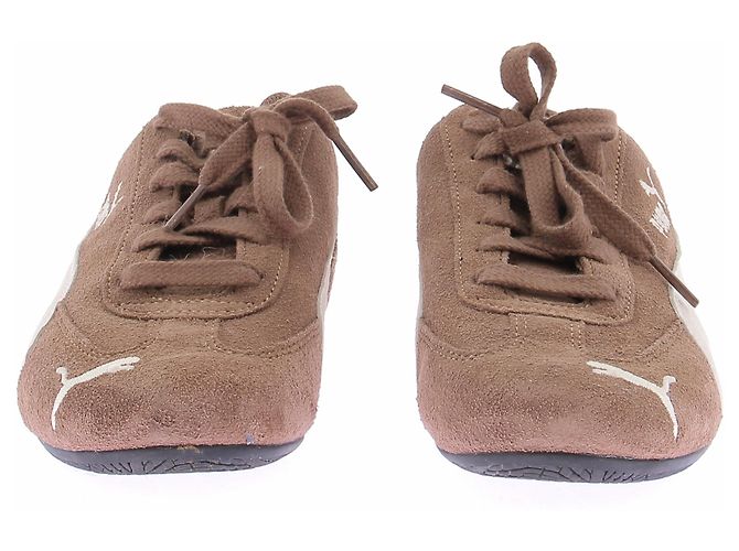 Puma Basket "Speedcat" marron en daim - view 4