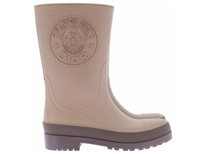 Dior Botas de lluvia beige - vista 2