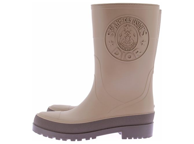 Dior Botas de lluvia beige - vista 3