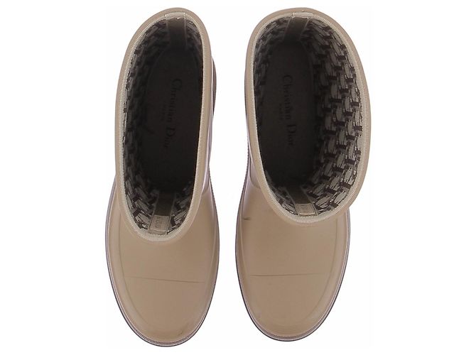 Dior Botas de lluvia beige - vista 6