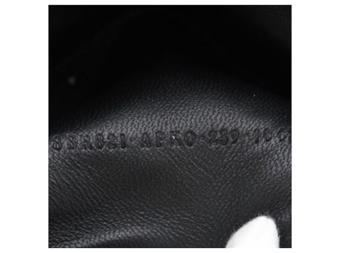 Borsa a Spalla in Pelle Fendi Bucket Twist Nero Bianco - vista 12