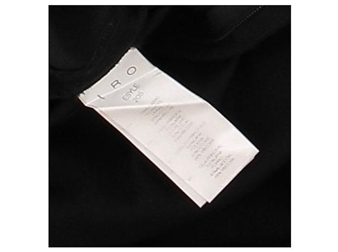 Iro Pantalón negro con cinturón de algodón - vista 6