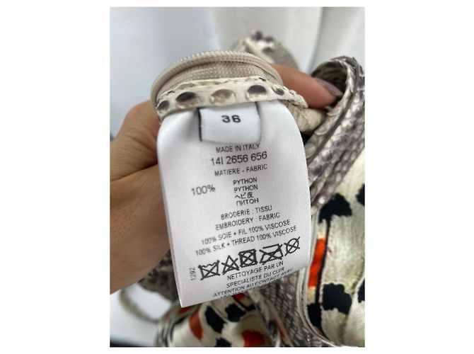 Vestido Givenchy de seda estampado pitón Talla 36 Multicolor - vista 5