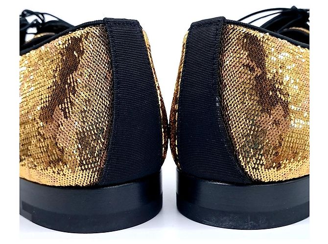 Louis Vuitton Mocassini con paillettes Nero - vista 3