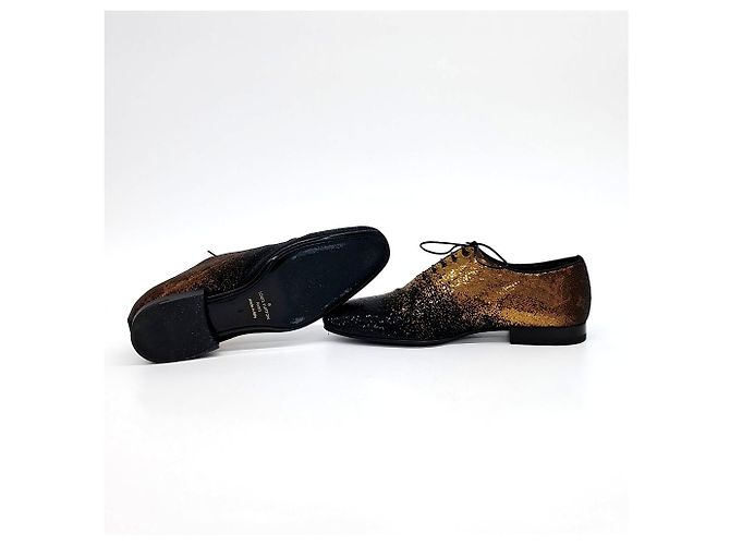Louis Vuitton Mocassini con paillettes Nero - vista 4