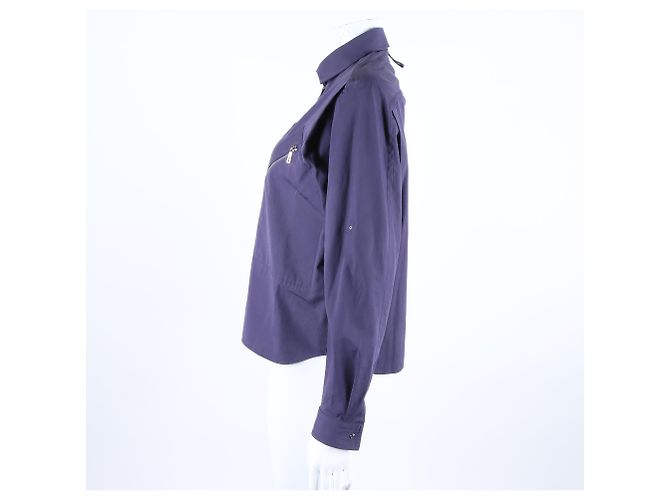 Hermès Windbreaker-Jacke Blau - Ansicht 2
