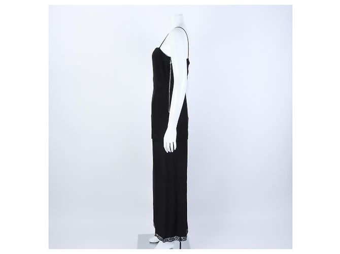 Vestido de encaje sin mangas de seda Gucci - vista 2